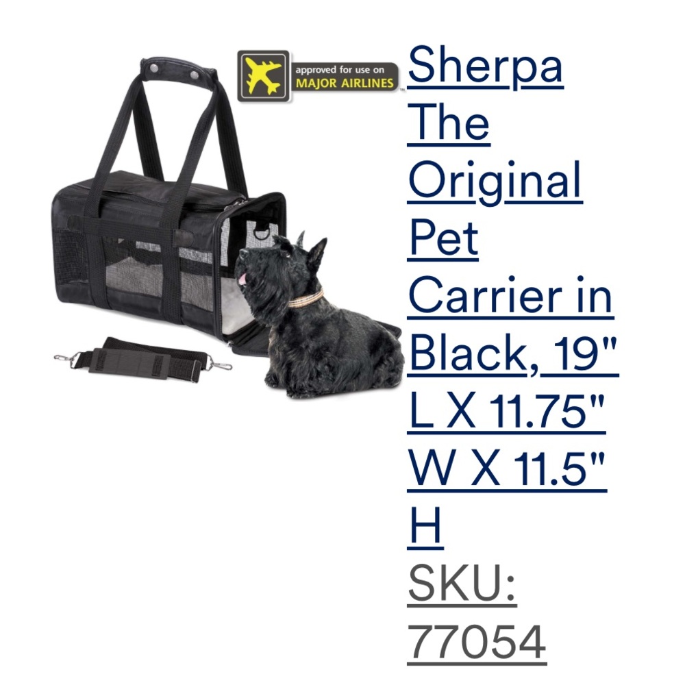 Sherpa Pet Carrier